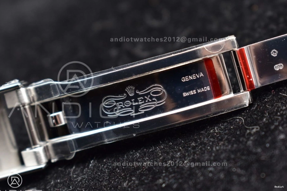 Strap 1:1 904L Dial Clean V2 Silver Edition on Case SA4130 Rubber Best Black Daytona SS 116519 0427